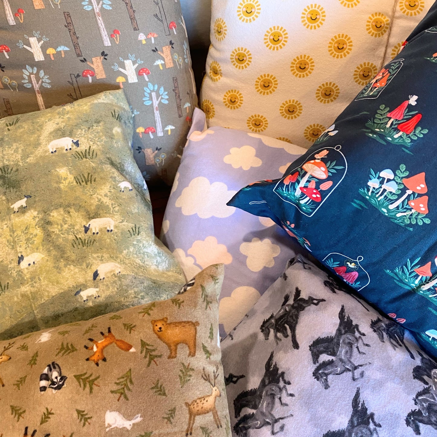 Little Wanderer Wool Pillow