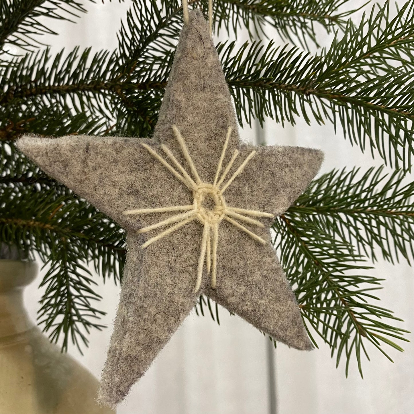 Wool Felt Star Ornaments