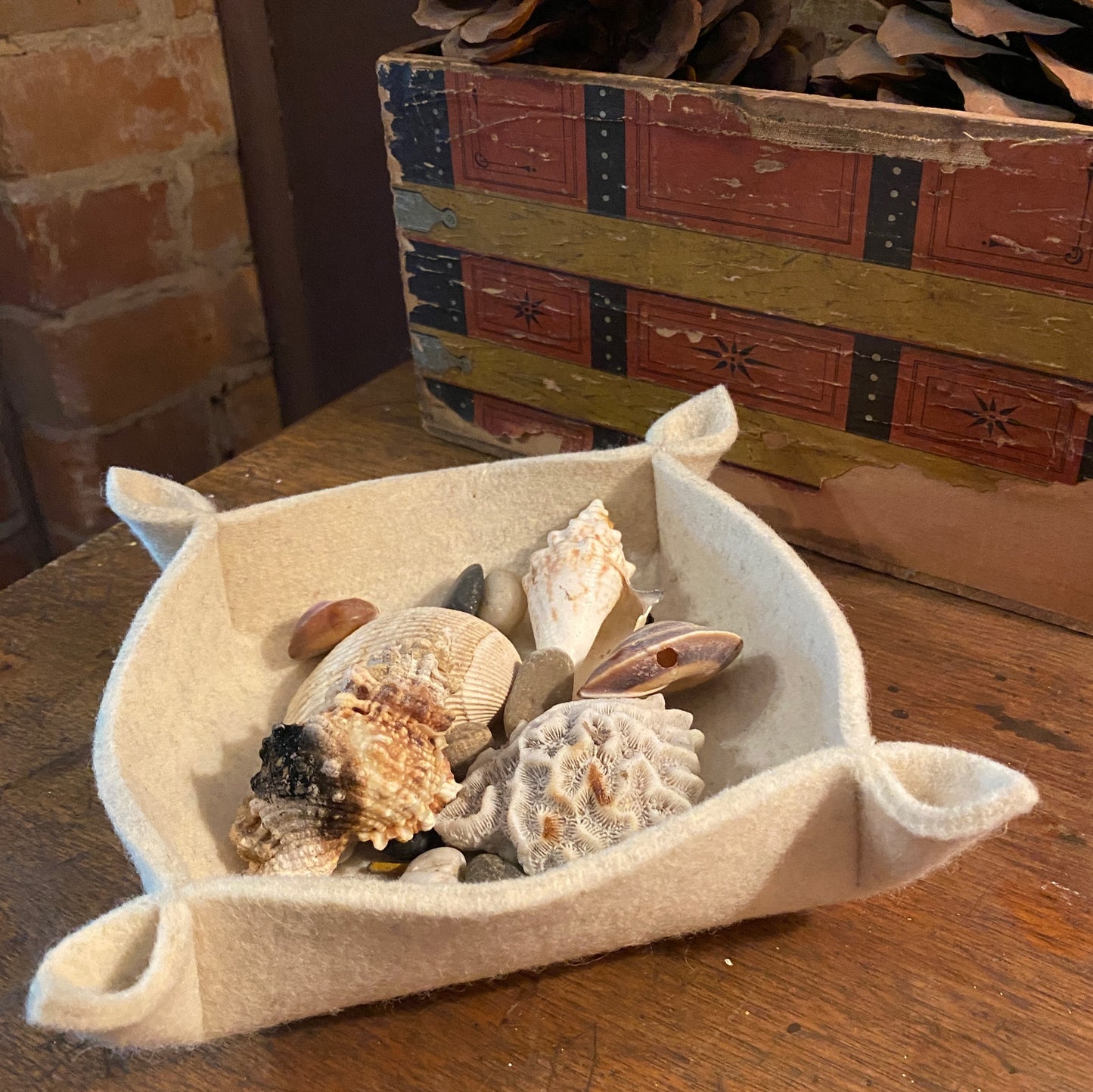 Wool Felt Bowl – Valet, Dice Tray & Home Storage