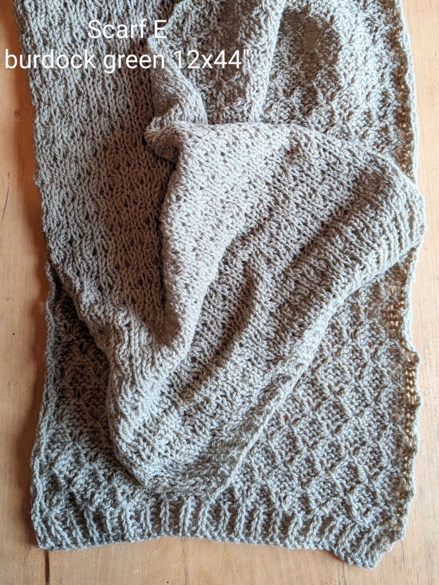 Knit Wool Scarf