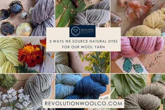 3 Reasons We Use Natural Dyes on Our Yarns
