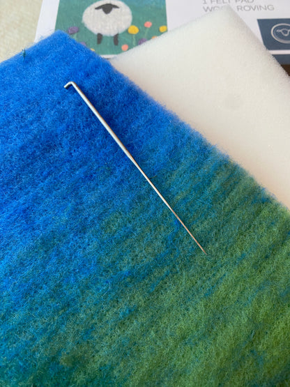 Needle Felting Kit: 2D Picture Sheep, Bee or Birch Scene