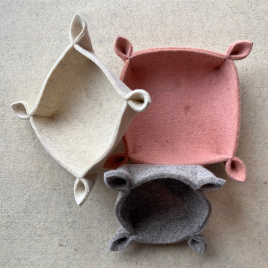 Wool Felt Bowl – Valet, Dice Tray & Home Storage