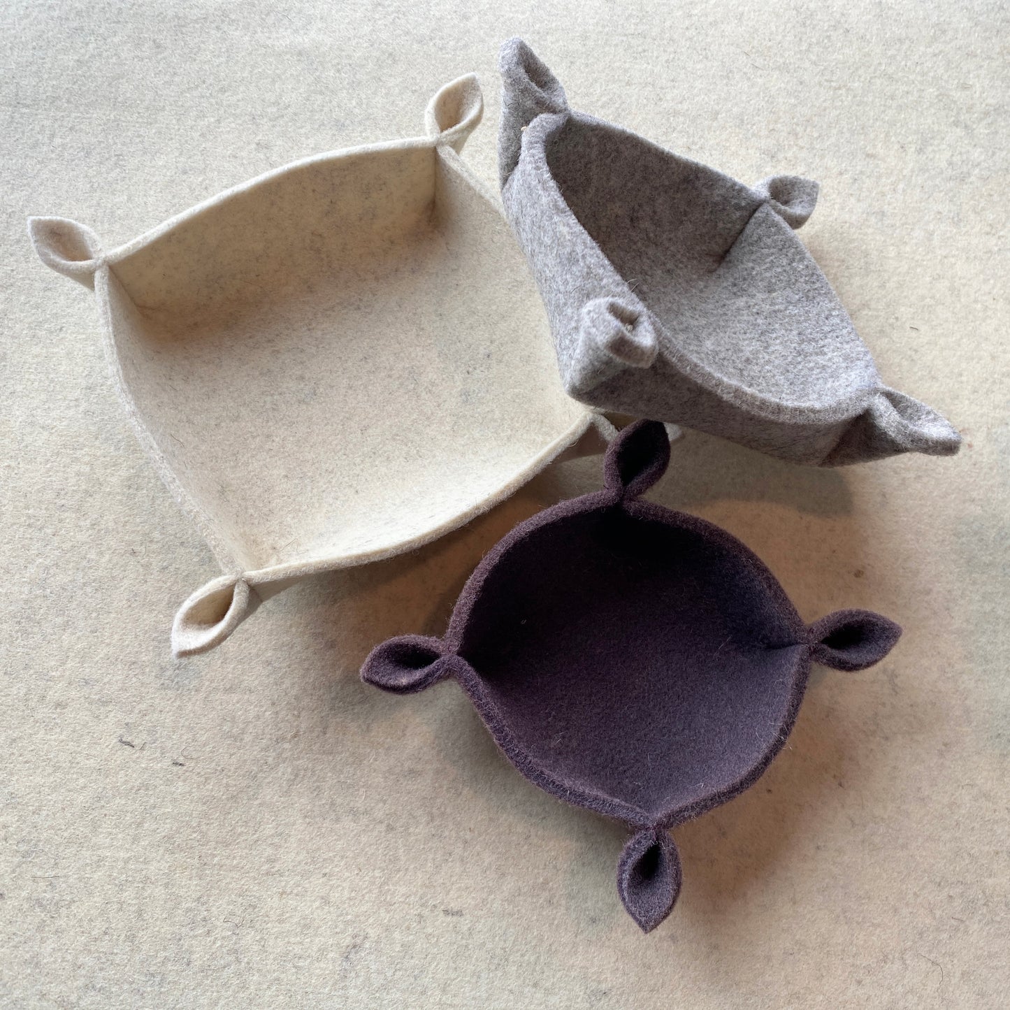 Wool Felt Bowl – Valet, Dice Tray & Home Storage