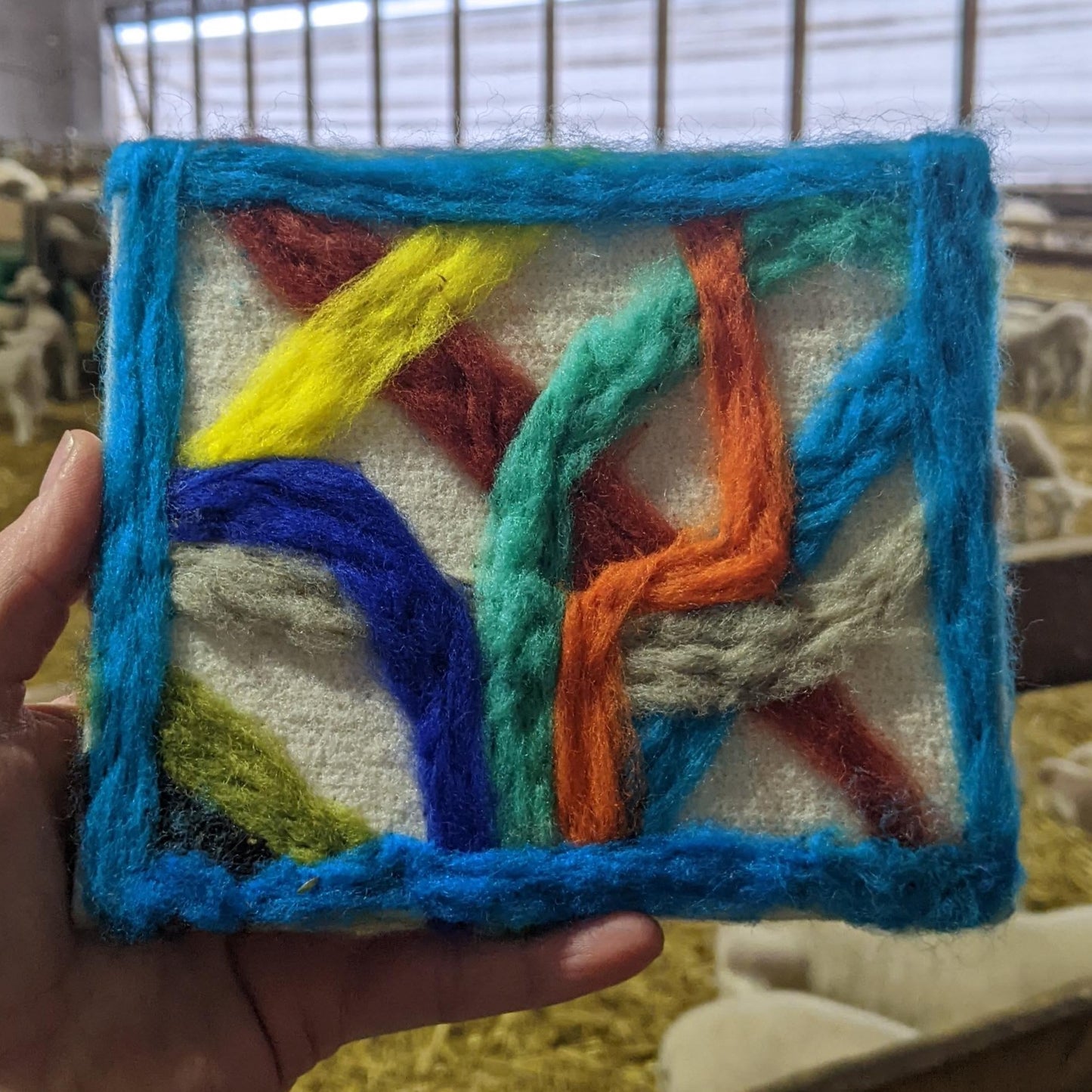 Needle Felting Kit - 2D Wool Painting