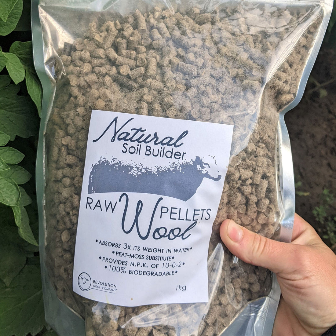 Wool Garden Pellets Revolution Wool Company