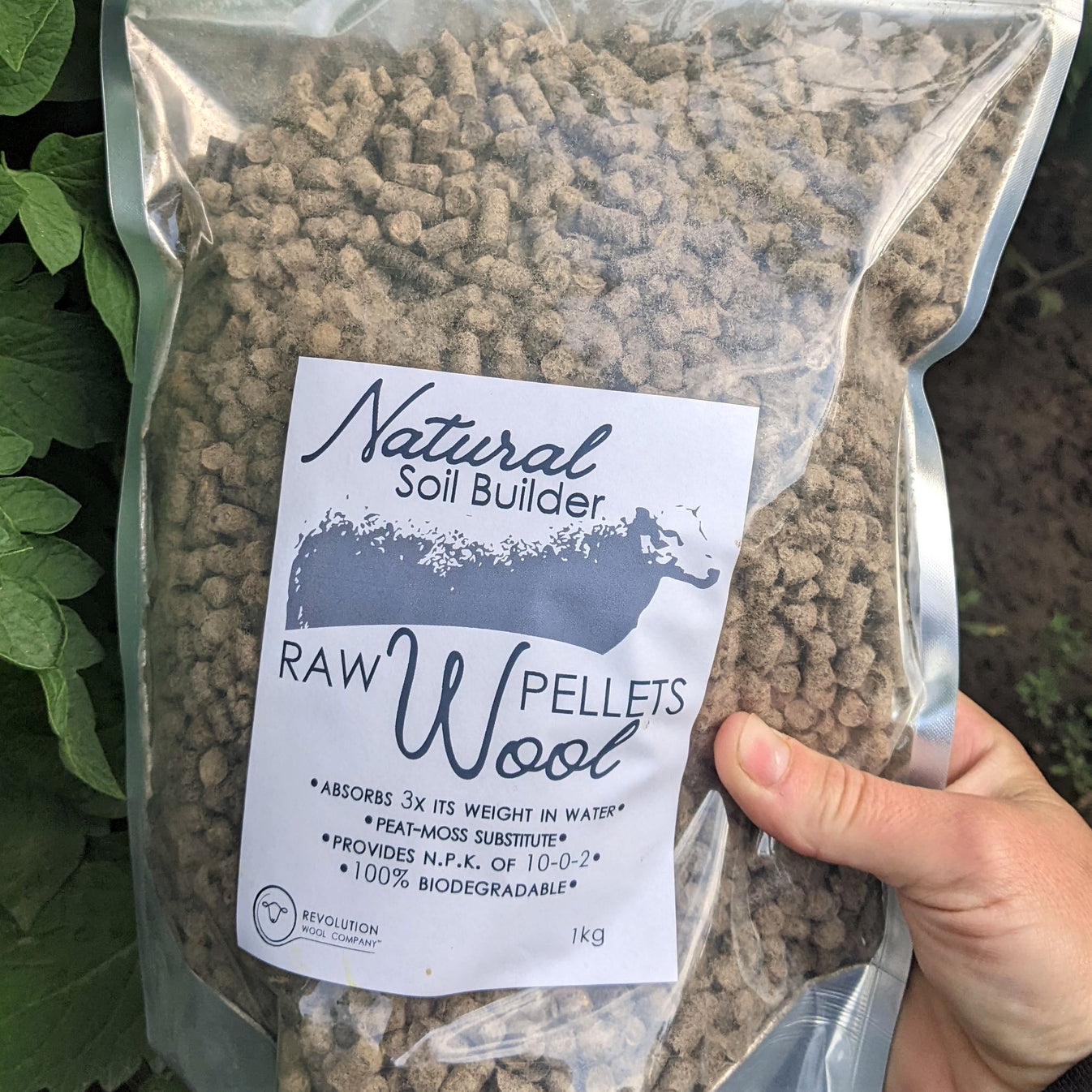 Wool Garden Pellets Revolution Wool Company