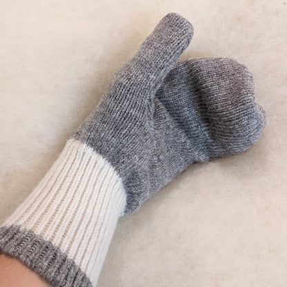 Knit Wool Mittens