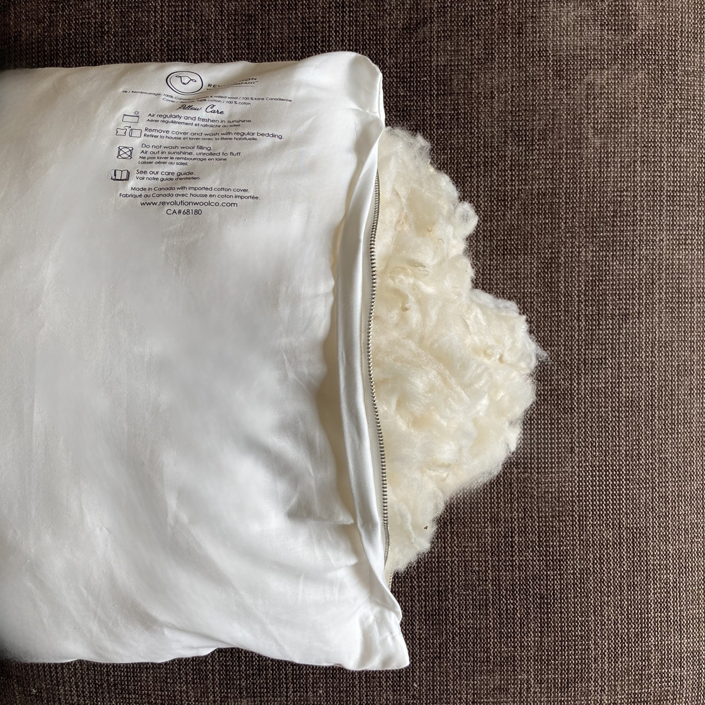Wool Filled Throw Pillow Inserts