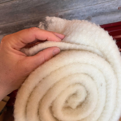 Thin Felted Wool Batting
