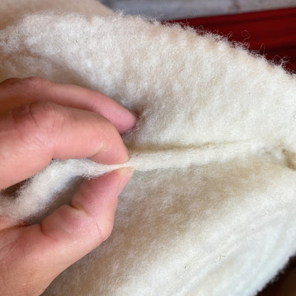 Thin Felted Wool Batting