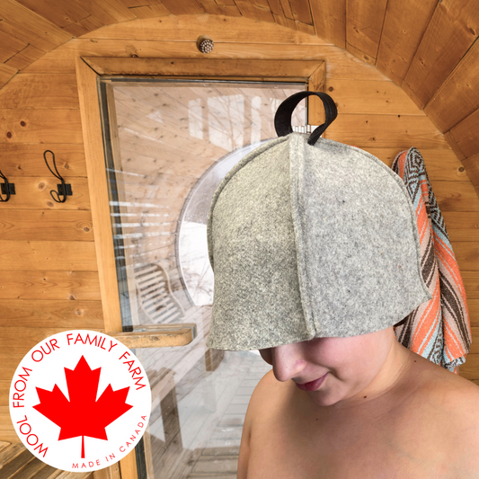 Wool Felt Sauna Hat