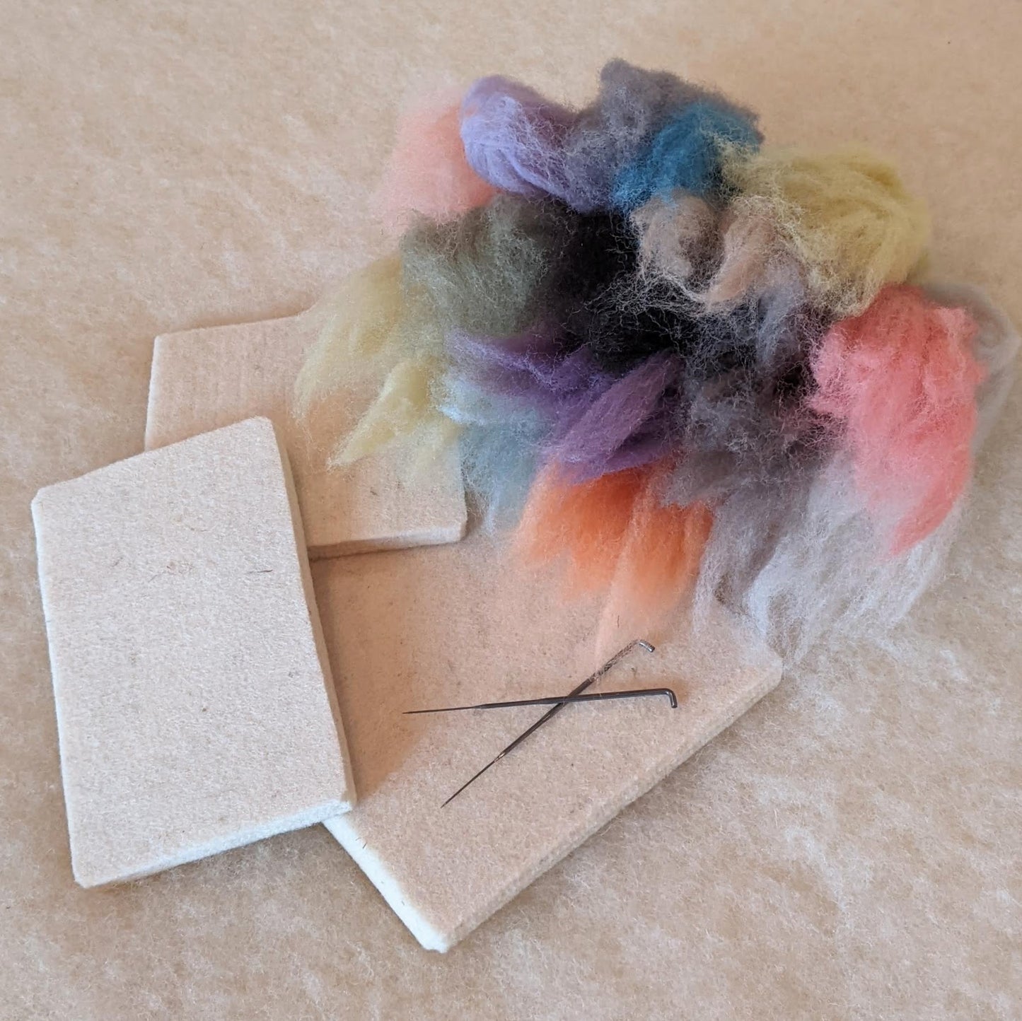 Needle Felting Kit - 2D Wool Painting