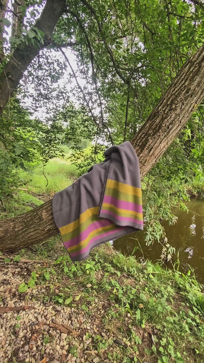 Canadian Wool Blanket - Colours of Canada Collection