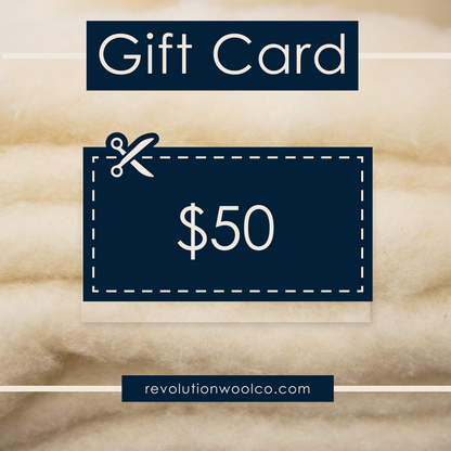 Gift Card for Revolution Wool Company
